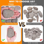River Rocks for Painting 15 Pcs Large 2-3 Inch Flat Smooth Painting Stones - Image 3