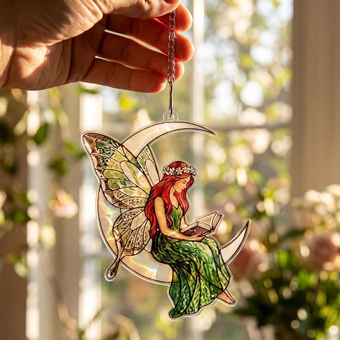 Book Lovers Gifts Fairy Ornament, Teacher Gifts - Image 8