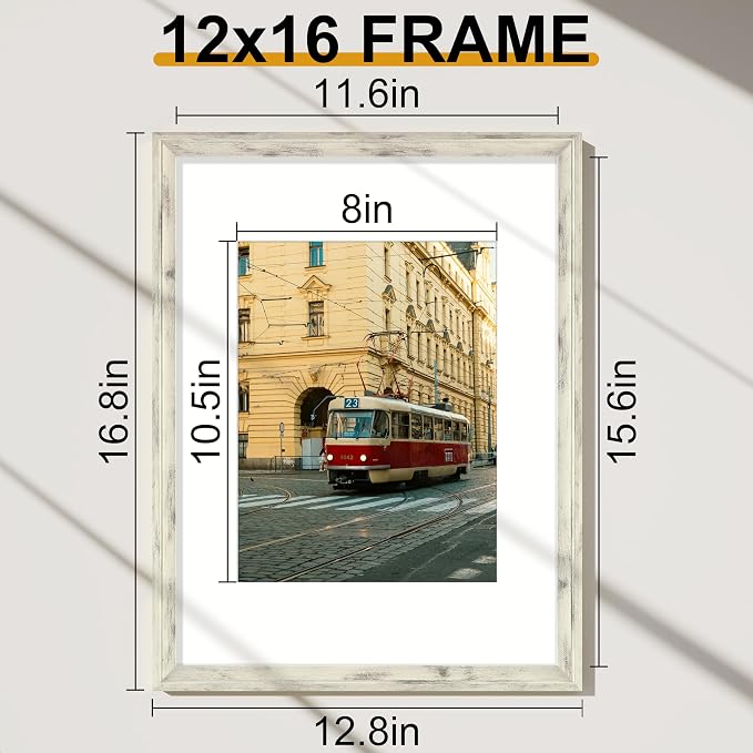 Vittanly 12x16 Picture Frames Set of 2, Ornate Vintage Photo Frame - Image 6