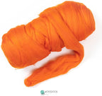 Colored Natural Wool roving Chunky Thick 1 lb. Best Wool - Image 2