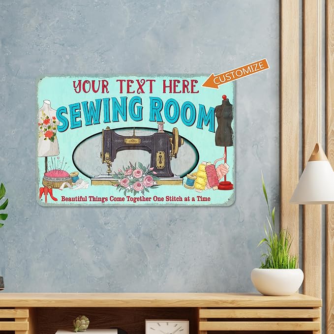 Personalized Sewing Room Sign Art Room Décor - Image 4