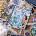 Auguro Winter Home Girls Scrapbooking Stickers 20 Sheets Pre-Cut 120 washi - Image 2
