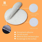 Self Adhesive Dots, Strong Adhesive 500PCS 0.59" Diameter Sticky Back Nylon Dots - Image 3