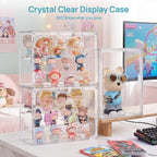 Vtopmart 1 Pack Acrylic Display Case, Stackable Figure Display Case - Image 3