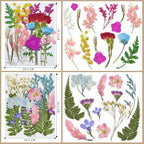 Dried Flowers | 72pcs Natural Pressed Flowers and Leaves - Image 3
