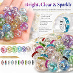 250 Pcs Beads for Pens - 16mm Focal Beads for Beadable Pens - Image 2