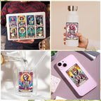 Rngmsi 20 Sheets Skull Gothic UV DTF Cup Wrap Cold UV DTF Transfer Stickers | - Image 4