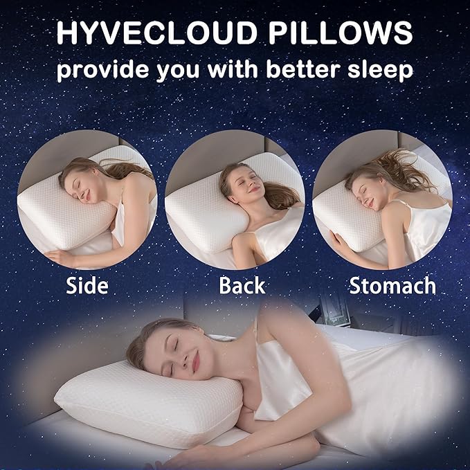 Cooling Memory Foam Bed Pillow Adaptive Pillows - Image 3