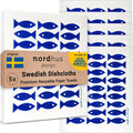 Nordhus Design Swedish Dishcloths,5 Fish Cloths, Made in Sweden - Reusable, Washable Cellulose Cotton Kitchen Cloths - Replace Paper Towels, Wipes, Sponges, Dish Rags