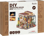 Rolife DIY Miniature House Kit Flower Shop, Tiny House Kit - Image 9