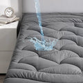 SLEEP ZONE Waterproof Twin Mattress Pad, Soft Mattress Topper, Fitted Mattress by SLEEPZONELIFE