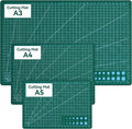 3Pcs Self Healing Cutting Mat, Double-Sided Non-Slip Rotary Cutting Board by Unknown