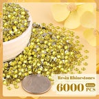 6000PCS 4mm Resin Rhinestones Bulk - Image 2
