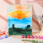 120 Sheets Watercolor Paper 9 x 12, 140 lb/300 GSM Cold Press Watercolor Paper - Image 5