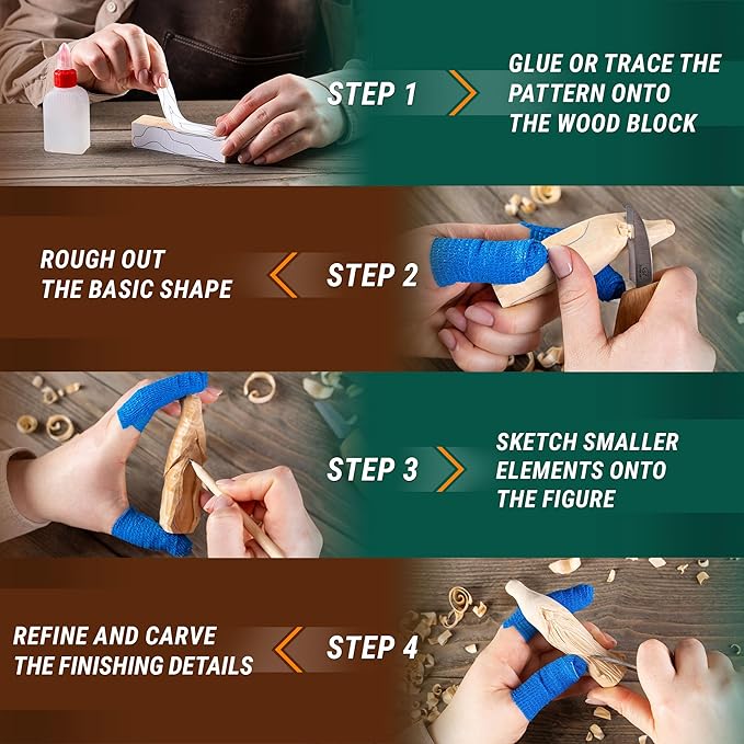 BeaverCraft Whittling Kit for Beginners, Wood Carving Kit for Beginners - Image 6