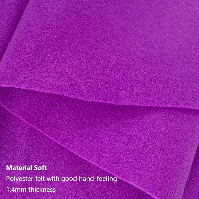 Jtnohx Color Felt for Crafts, 1 Square Yard Felt Fabric, 1.4mm Thickness - Image 3