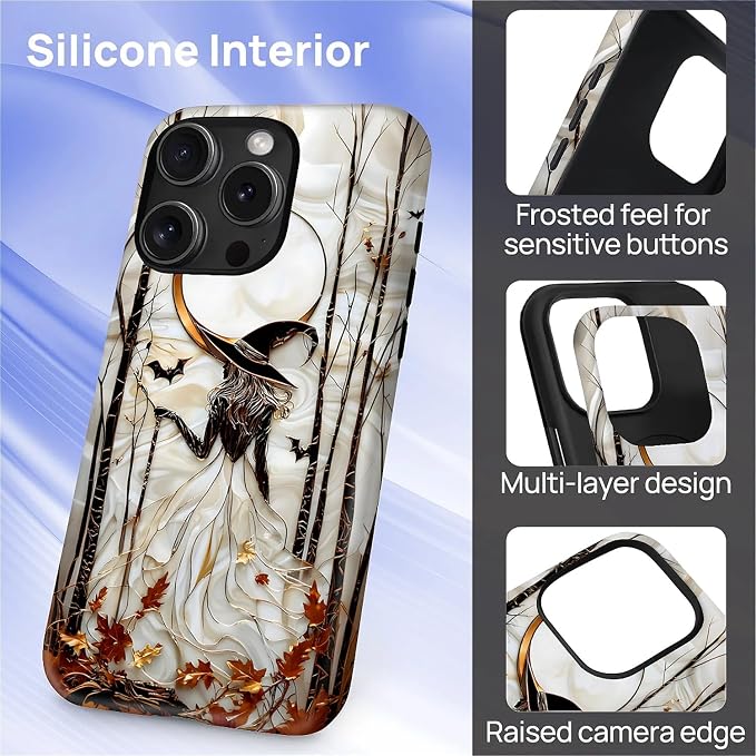 Case for iPhone 14 Pro Max, Scratch Resistant Hybrid Double Layer Hard - Image 3