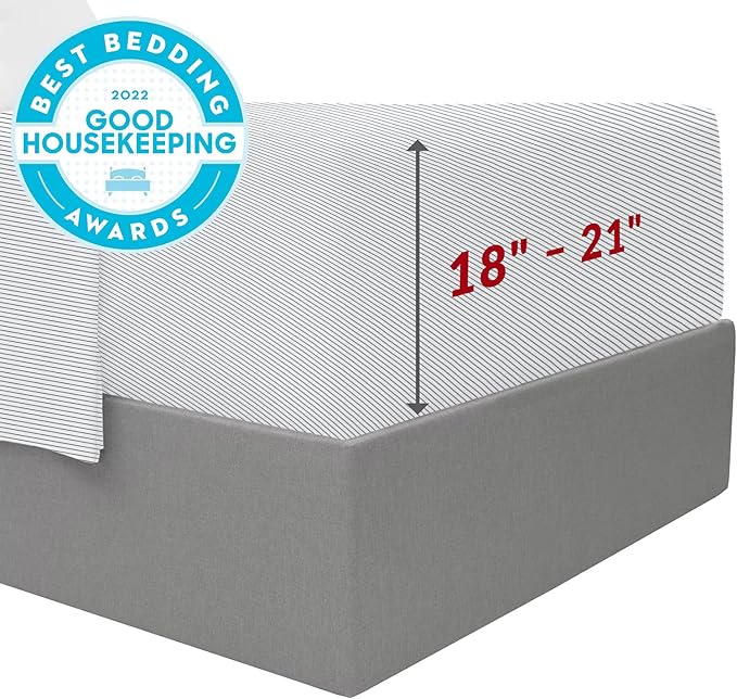 Mellanni Extra Deep King Sheets - Image 2