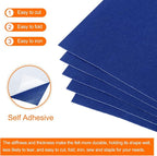 MECCANIXITY Adhesive Felt Sheets, Felt Fabric Crafts Back Adhesive Felt Sheets - Image 4