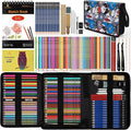 100 Art Supplies Drawing Kit Pro Drawing Supplies Set has 3-Color Sketchbook by Unknown