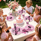 168Pcs Pink Mouse 2nd Birthday Decorations - Image 7