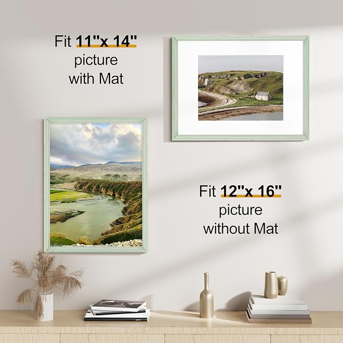 Vittanly 12x16 Picture Frames Set of 2, Ornate Vintage Photo Frame - Image 5