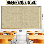 Inkspire Burlap Bulletin Board Paper Roll, 14.8FTx47IN Large Reusable - Image 2