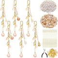 CraftyDream 558 Pcs Seashell Keychain Making Kit DIY Beach Charms Ocean Craft by CraftyDream