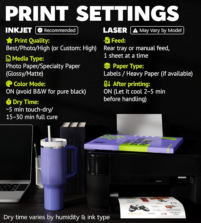 Premium Printable Vinyl Sticker Paper - Image 2