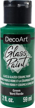 Deco Art GLASS PAINT 2OZ GREEN, us:one size by DecoArtAcrylicPaintCraftSupplies