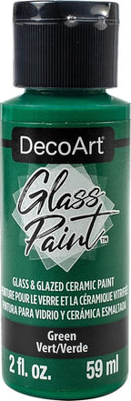 Deco Art GLASS PAINT 2OZ GREEN, us:one size by DecoArtAcrylicPaintCraftSupplies