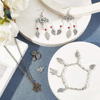 PH PandaHall 14 Styles Tree Leaf Charms - Image 2