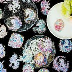 30 Pcs Sparkly Unicron Aesthetic PET Stickers - Image 4