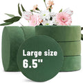 Max Shape 6 Packs Round Floral Foam Blocks，6.5'' Large Dry Floral Foam by MaxShape