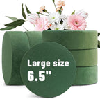 Max Shape 6 Packs Round Floral Foam Blocks，6.5'' Large Dry Floral Foam by MaxShape