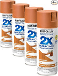 Rust-Oleum 334083 Painter's Touch 2X Ultra Cover Spray Paint, 12 oz, Satin Warm by Rust-Oleum