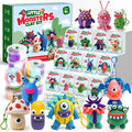 Air Dry Clay Kit for Kids, 12 Monsters Modeling Magic Clay Sculpting Set by Kasfalci