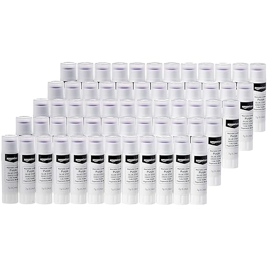 Amazon Basics Purple Washable School Glue Sticks by AmazonBasics