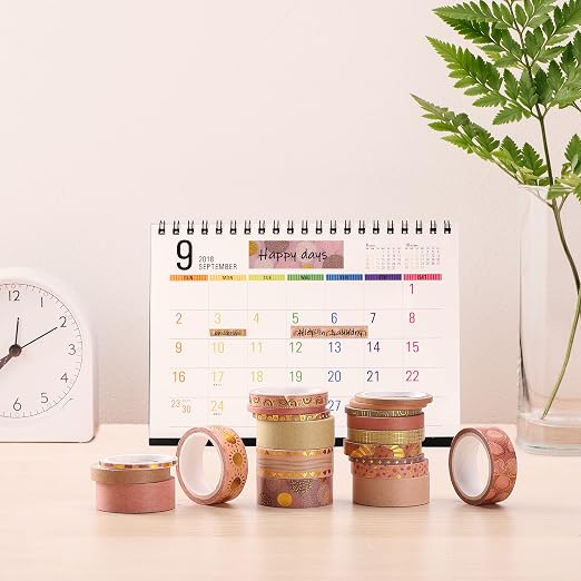 Mr. Pen- Washi Tape Set, 21 Rolls, Boho Design | 5.5 Yards/Roll, Washi Tape - Image 6