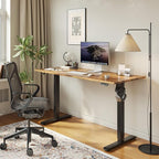 Agilestic Electric Standing Desk, 60 x 24 Inches Height Adjustable Desk - Image 4