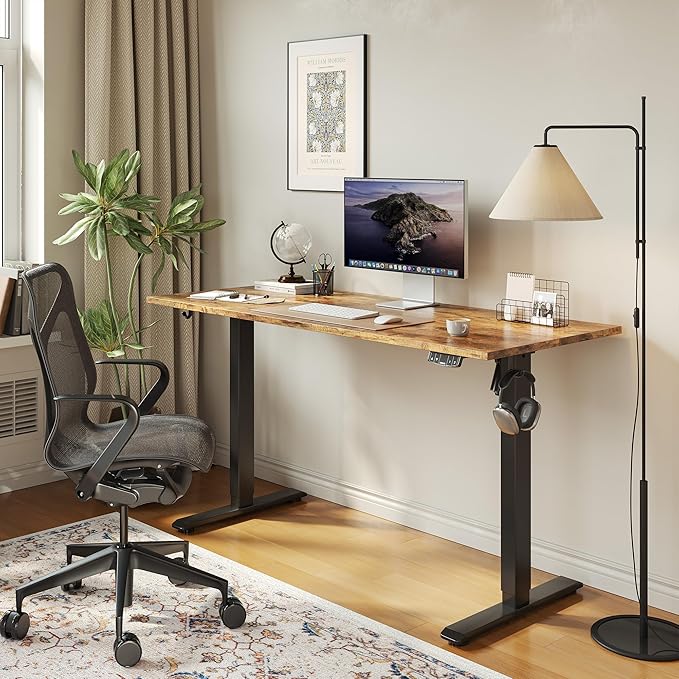 Agilestic Electric Standing Desk, 48 x 24 Inches Height Adjustable Desk - Image 2