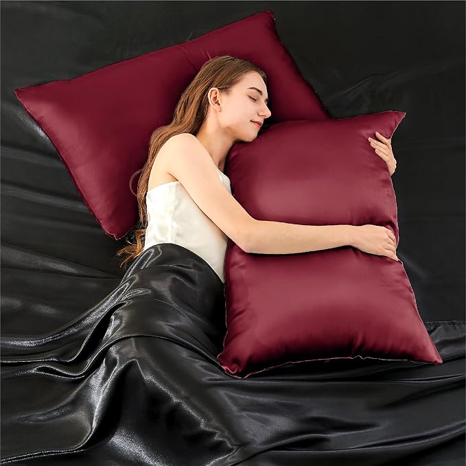 INFIIXSO Mulberry Silk Pillow Cases King Size Set of 2, Silk Pillowcase - Image 7