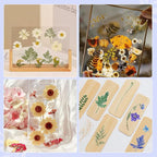 207 Pcs Dried Pressed Flowers for Crafts, Dried Pressed Flowers for Resin - Image 7