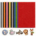 15 Pack Self Adhesive Felt Sheets 10 Colors DIY Sticky Back Felt by Unknown