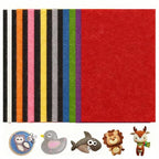 15 Pack Self Adhesive Felt Sheets 10 Colors DIY Sticky Back Felt by Unknown