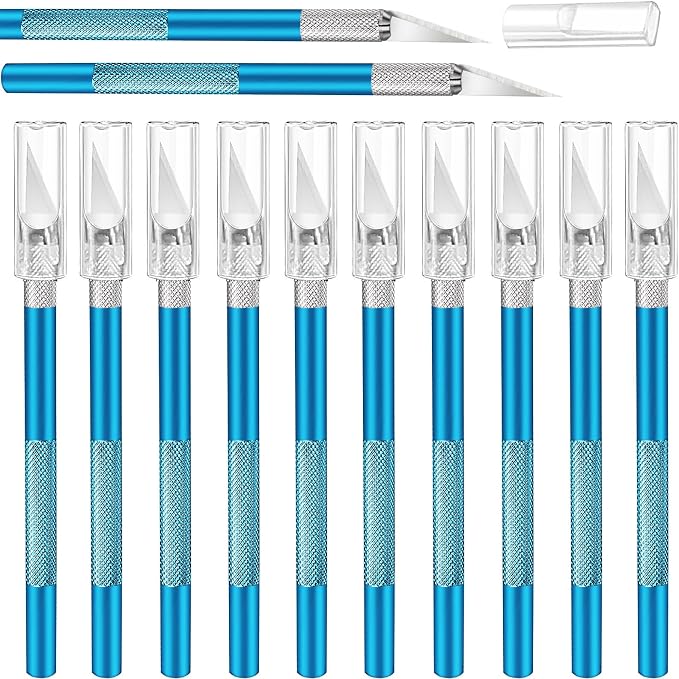 15 Pack Exacto Knife Set, Hobby Knife, Back to School Supplies Craft Knifes Kit by Mudder