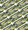 Personalized Name Labels for Kids – 60 Waterproof Peel-and-Stick Labels for by GILBIN