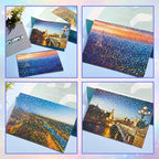 60 Sheets Holographic Laminate Sheets Clear Glitter A4 Size Vinyl Sticker Paper - Image 4