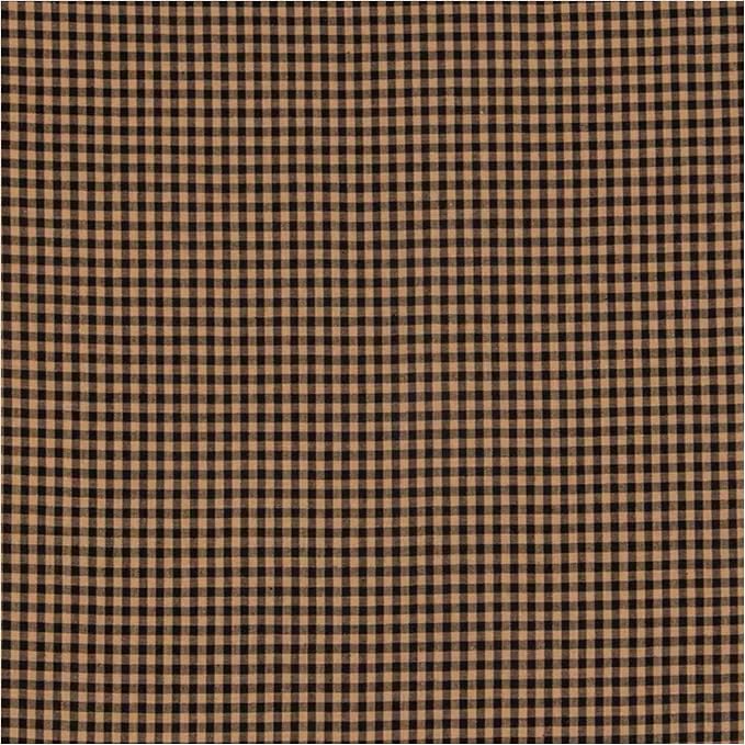 Hobby Lobby Black & Tan Homespun Check Cotton Fabric, 1 Yard | Precut Printed by HobbyLobby