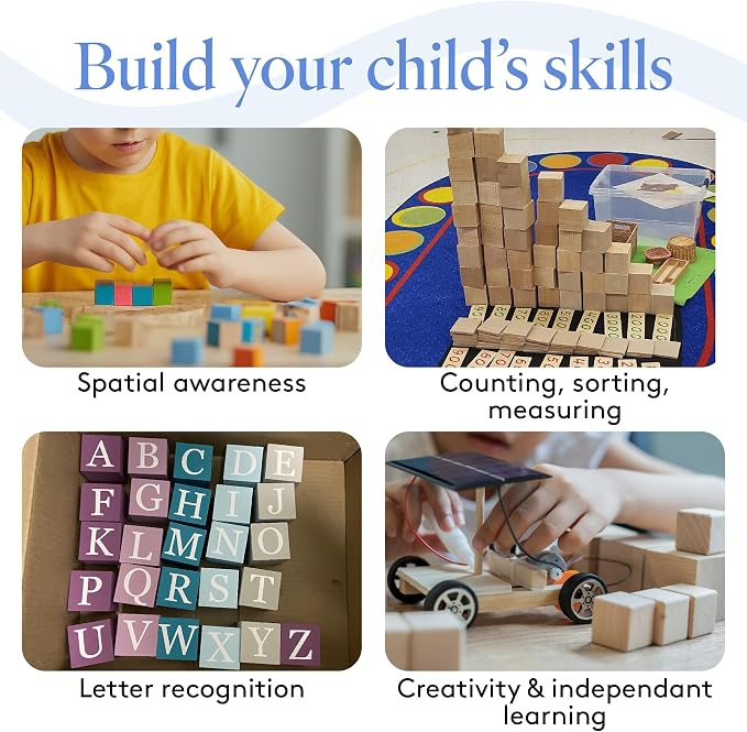 DIY Wood Cubes 1-inch, Wooden Blocks - Image 6